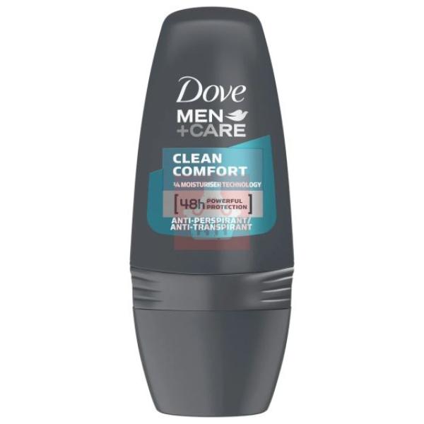 Dove Men +Care Clean Comfort Roll-On Antiperspirant Deodorant 50ml