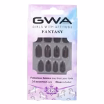 GWA Girls With Attitude Fantasy Purple Glitter Nails (False Nails)