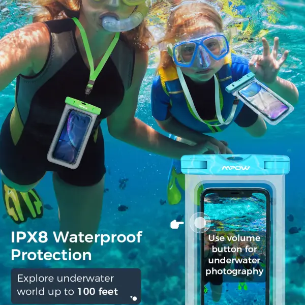 Mpow IPX8 Waterproof Case Green