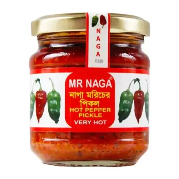 Mr Naga Hot Pepper Pickle - Very Hot 190g