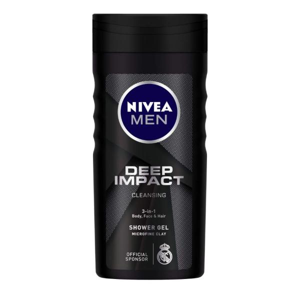 Nivea Men Shower Gel Deep Clean 250Ml